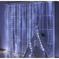 Гірлянда штора Роса світлодіодна 3м *3м, 300 led, крючки, пульт, білий